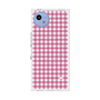 プレミアムスクエアケース with SnapMag［ Checkered Pink - ギンガムチェック ピンク ］