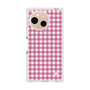 プレミアムスクエアケース with SnapMag［ Checkered Pink - ギンガムチェック ピンク ］