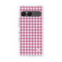 プレミアムスクエアケース with SnapMag［ Checkered Pink - ギンガムチェック ピンク ］