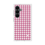 プレミアムスクエアケース with SnapMag［ Checkered Pink - ギンガムチェック ピンク ］
