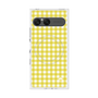 プレミアムスクエアケース with SnapMag［ Checkered Yellow - ギンガムチェック イエロー ］