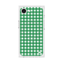 プレミアムスクエアケース with SnapMag［ Checkered Green - ギンガムチェック グリーン ］