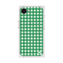 プレミアムスクエアケース with SnapMag［ Checkered Green - ギンガムチェック グリーン ］