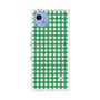 プレミアムスクエアケース with SnapMag［ Checkered Green - ギンガムチェック グリーン ］