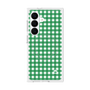 プレミアムスクエアケース with SnapMag［ Checkered Green - ギンガムチェック グリーン ］