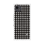 プレミアムスクエアケース with SnapMag［ Checkered Purple - ギンガムチェック ブラック ］