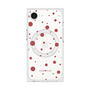 プレミアムスクエアケース with SnapMag［ Dippin dots Red - ディッピンドッツ レッド ］
