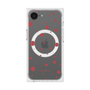 プレミアムスクエアケース with SnapMag［ Dippin dots Red - ディッピンドッツ レッド ］