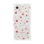 プレミアムスクエアケース with SnapMag［ Dippin dots Red - ディッピンドッツ レッド ］