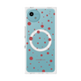 プレミアムスクエアケース with SnapMag［ Dippin dots Red - ディッピンドッツ レッド ］