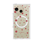 プレミアムスクエアケース with SnapMag［ Dippin dots Red - ディッピンドッツ レッド ］