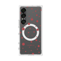 プレミアムスクエアケース with SnapMag［ Dippin dots Red - ディッピンドッツ レッド ］