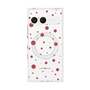 プレミアムスクエアケース with SnapMag［ Dippin dots Red - ディッピンドッツ レッド ］