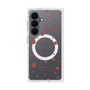 プレミアムスクエアケース with SnapMag［ Dippin dots Red - ディッピンドッツ レッド ］