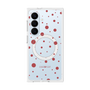 プレミアムスクエアケース with SnapMag［ Dippin dots Red - ディッピンドッツ レッド ］