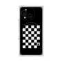 プレミアムスクエアケース with SnapMag［ Racing checkered flag - レーシングチェッカーフラッグ ］