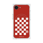プレミアムスクエアケース with SnapMag［ Racing checkered flag Red - レーシングチェッカーフラッグ レッド ］