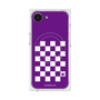 プレミアムスクエアケース with SnapMag［ Racing checkered flag Purple - レーシングチェッカーフラッグ パープル ］