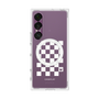 プレミアムスクエアケース with SnapMag［ Racing checkered flag White - レーシングチェッカーフラッグ ホワイト ］