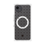 プレミアムスクエアケース with SnapMag［ CASEPLAY Crown dots Black - ケースプレイ・クラウン・ドッツ ブラック ］