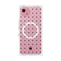 プレミアムスクエアケース with SnapMag［ CASEPLAY Crown dots Black - ケースプレイ・クラウン・ドッツ ブラック ］