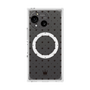 プレミアムスクエアケース with SnapMag［ CASEPLAY Crown dots Black - ケースプレイ・クラウン・ドッツ ブラック ］
