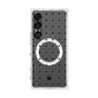 プレミアムスクエアケース with SnapMag［ CASEPLAY Crown dots Black - ケースプレイ・クラウン・ドッツ ブラック ］