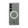 プレミアムスクエアケース with SnapMag［ CASEPLAY Crown dots Black - ケースプレイ・クラウン・ドッツ ブラック ］