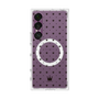 プレミアムスクエアケース with SnapMag［ CASEPLAY Crown dots Black - ケースプレイ・クラウン・ドッツ ブラック ］