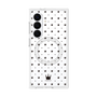 プレミアムスクエアケース with SnapMag［ CASEPLAY Crown dots Black - ケースプレイ・クラウン・ドッツ ブラック ］