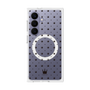 プレミアムスクエアケース with SnapMag［ CASEPLAY Crown dots Black - ケースプレイ・クラウン・ドッツ ブラック ］