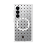 プレミアムスクエアケース with SnapMag［ CASEPLAY Crown dots Black - ケースプレイ・クラウン・ドッツ ブラック ］