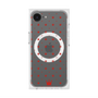 プレミアムスクエアケース with SnapMag［ CASEPLAY Crown dots Red - ケースプレイ・クラウン・ドッツ レッド ］