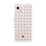 プレミアムスクエアケース with SnapMag［ CASEPLAY Crown dots Red - ケースプレイ・クラウン・ドッツ レッド ］