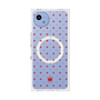 プレミアムスクエアケース with SnapMag［ CASEPLAY Crown dots Red - ケースプレイ・クラウン・ドッツ レッド ］