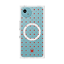 プレミアムスクエアケース with SnapMag［ CASEPLAY Crown dots Red - ケースプレイ・クラウン・ドッツ レッド ］