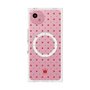 プレミアムスクエアケース with SnapMag［ CASEPLAY Crown dots Red - ケースプレイ・クラウン・ドッツ レッド ］