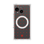 プレミアムスクエアケース with SnapMag［ CASEPLAY Crown dots Red - ケースプレイ・クラウン・ドッツ レッド ］