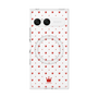 プレミアムスクエアケース with SnapMag［ CASEPLAY Crown dots Red - ケースプレイ・クラウン・ドッツ レッド ］