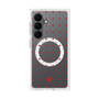 プレミアムスクエアケース with SnapMag［ CASEPLAY Crown dots Red - ケースプレイ・クラウン・ドッツ レッド ］