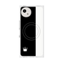 プレミアムスクエアケース with SnapMag［ CASEPLAY Bi-Colors Black & White - ケースプレイ・バイカラー ブラック＆ホワイト ］
