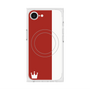 プレミアムスクエアケース with SnapMag［ CASEPLAY Bi-Colors Red & White - ケースプレイ・バイカラー レッド＆ホワイト ］