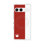 プレミアムスクエアケース with SnapMag［ CASEPLAY Bi-Colors Red & White - ケースプレイ・バイカラー レッド＆ホワイト ］