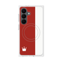 プレミアムスクエアケース with SnapMag［ CASEPLAY Bi-Colors Red & White - ケースプレイ・バイカラー レッド＆ホワイト ］