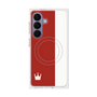 プレミアムスクエアケース with SnapMag［ CASEPLAY Bi-Colors Red & White - ケースプレイ・バイカラー レッド＆ホワイト ］