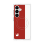 プレミアムスクエアケース with SnapMag［ CASEPLAY Bi-Colors Red & White - ケースプレイ・バイカラー レッド＆ホワイト ］