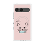 プレミアムスクエアケース with SnapMag［ 食いしん坊なねこ - Pink ］