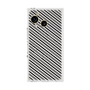 プレミアムスクエアケース with SnapMag［ Small Stripe - Gray × Black ］