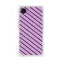 プレミアムスクエアケース with SnapMag［ Small Stripe - Purple × Pink ］