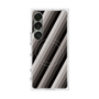 プレミアムスクエアケース with SnapMag［ Middle Stripe - Black ］